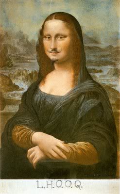 картина_дюшана_с Моной_Лизой